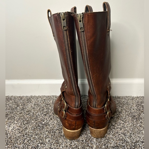 CAT by Caterpillar women’s brown leather riding boots size 6.5 - Picture 5 of 13